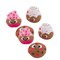 Valentine's Day Sweet Treats Stuffed Toys 2 1/4" 4 1/4" Set of 12